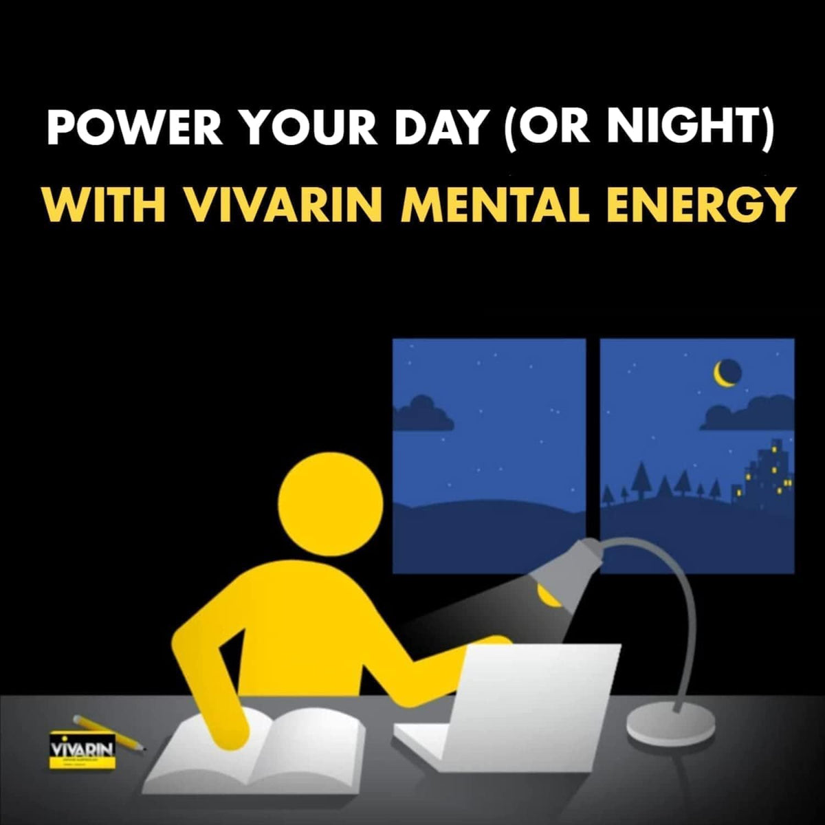 Vivarin Alertness Aid, 40 Tablets (Pack of 4) - görsel 3