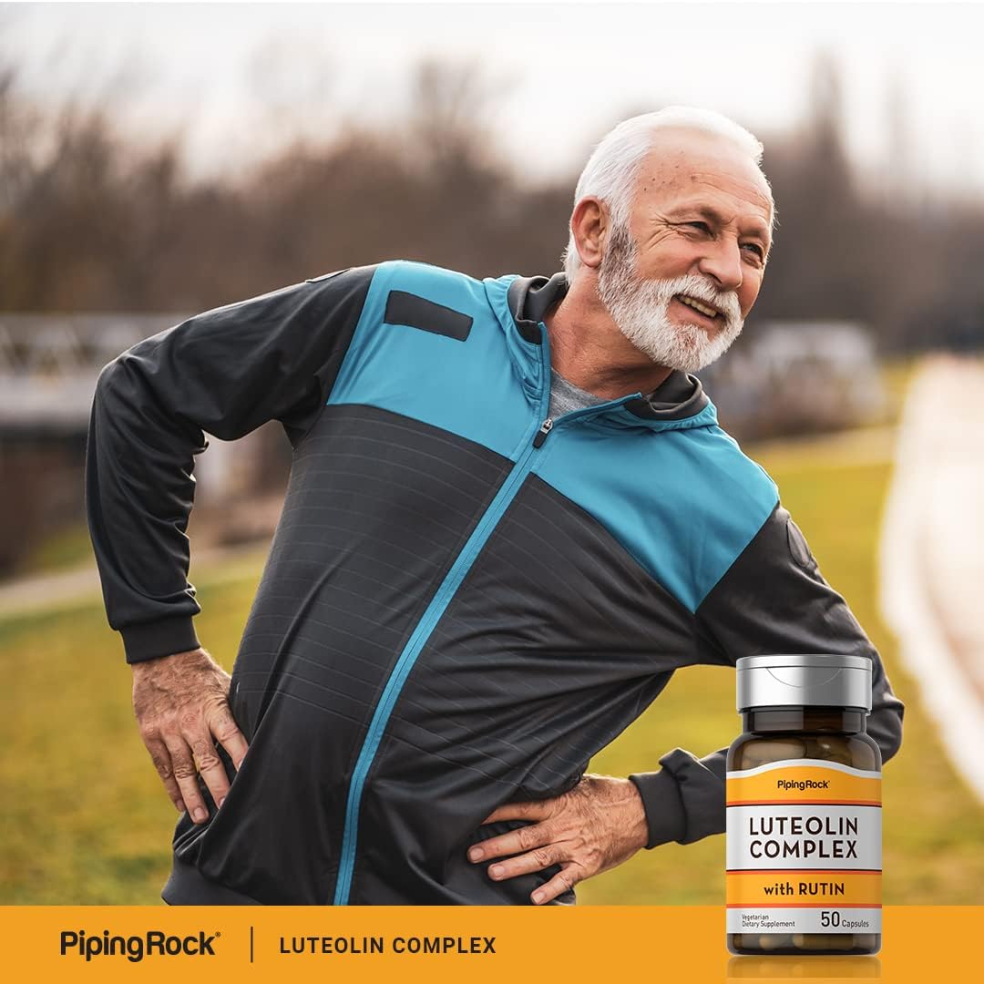 Piping Rock Luteolin Complex with Rutin – 50 Vegetarian Capsules - görsel 6