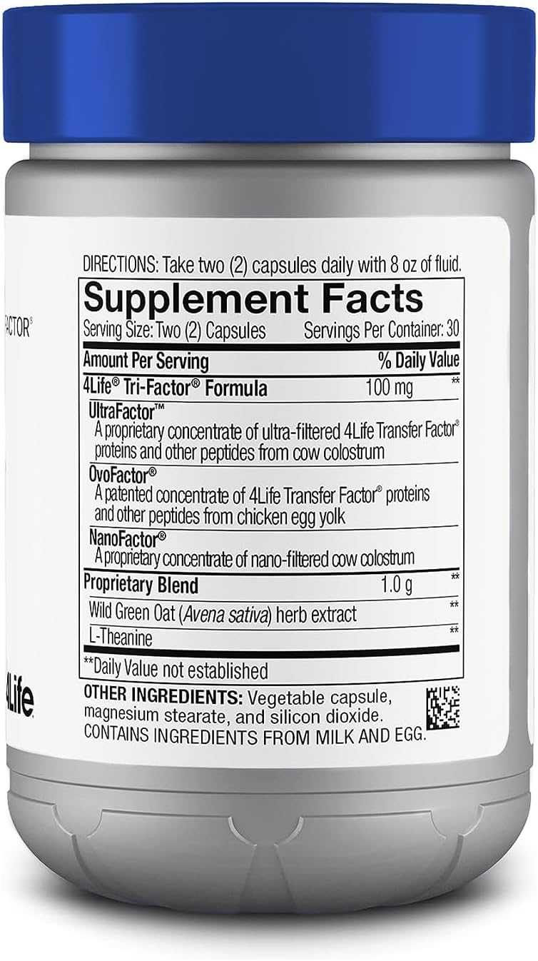 4Life Transfer Factor Reflexion Mood Support with L-Theanine, 60 Capsules - görsel 2