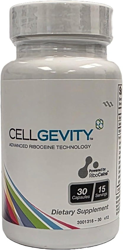 Cellgevity, Advanced RiboCeine Technology, 30 Vegetable Capsules, 15 Servings