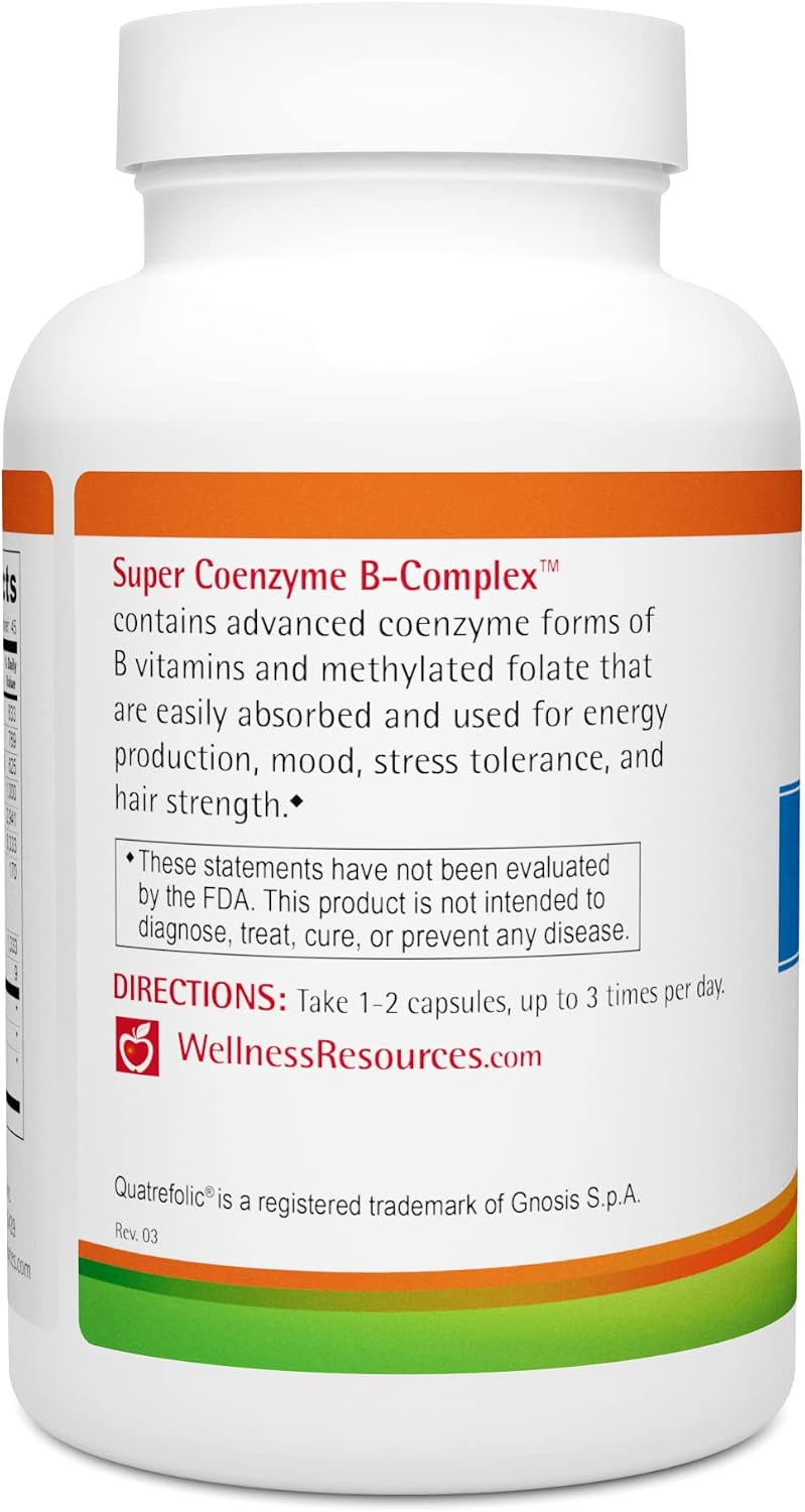 Wellness Resources Super Coenzyme B Complex – 90 Capsules - görsel 4