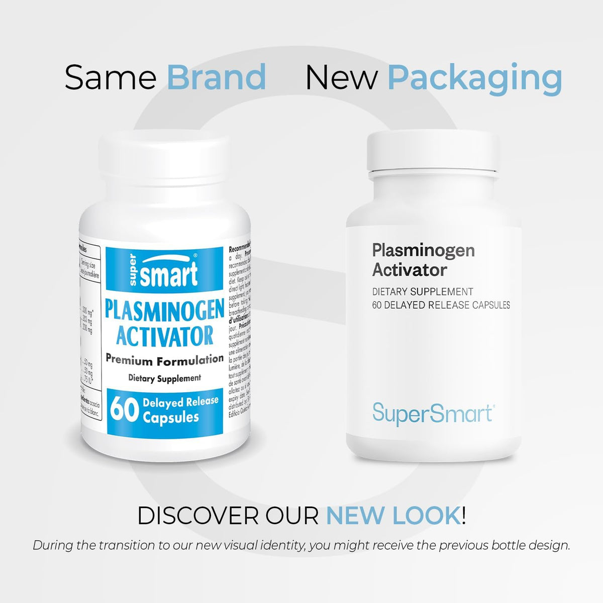 Supersmart Plasminogen Activator (Advanced Formula) - High Potency Antioxidant with Nattokinase, Serrapeptase, Pterostilbene, OPC - 60 Delayed-Release Capsules - görsel 2