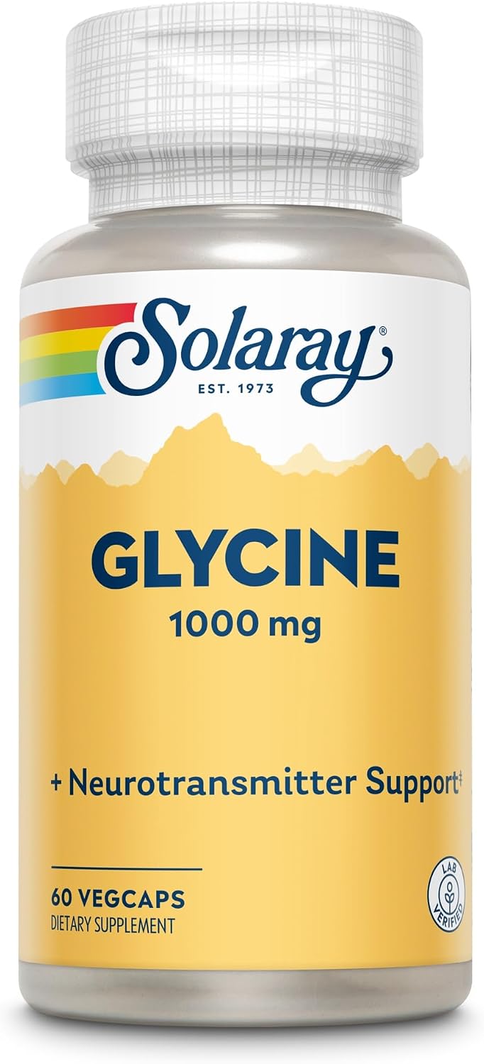 SOLARAY L-Glycine, 60 Veg Capsules - görsel 3