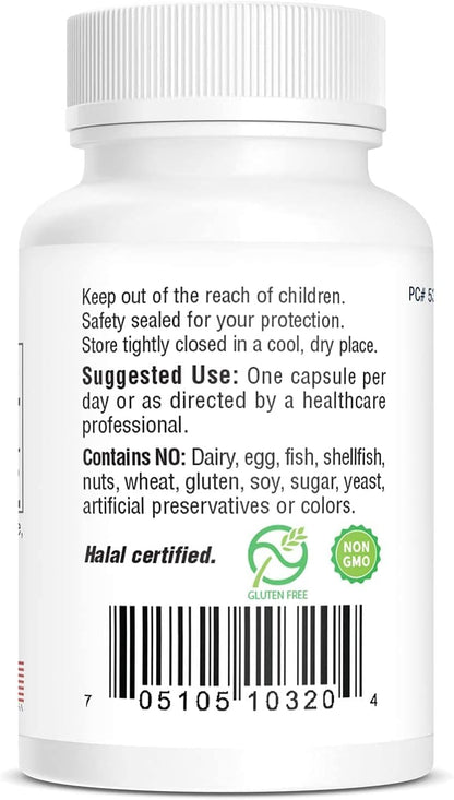 Bio-Tech Pharmacal Folic Acid (5 mg), 100 Capsules – High Potency Vitamin B9 Supplement