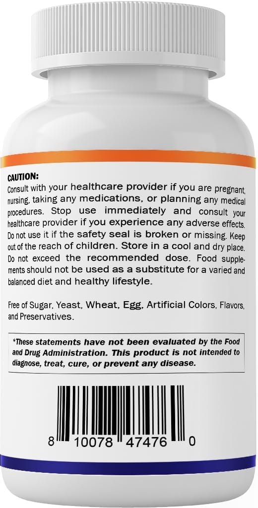 Vitamatic Lithium Orotate 20 mg, 90 Vegetable Capsules - Non-GMO, Gluten-free - görsel 9