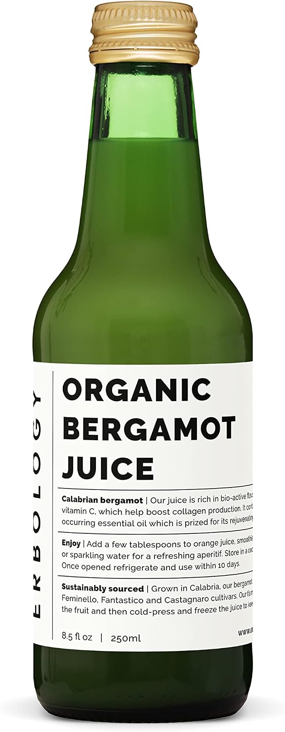 100% Organic Bergamot Juice - 250ml (Pack of 12) – Supports Collagen Production – Rich in Flavonoids – Undiluted, No Added Sugar – Non-GMO - görsel 1