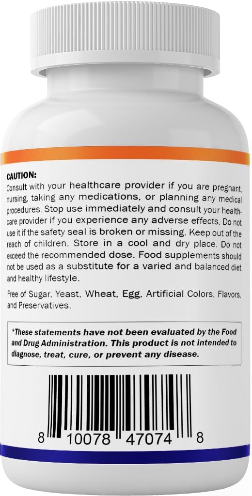 Vitamatic Vitamin B6 (Pyridoxine HCl) 500 mg – 120 Vegetarian Tablets - görsel 9