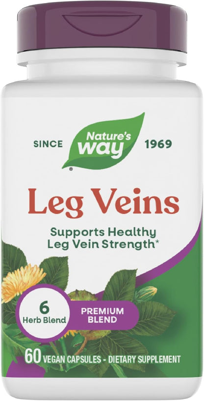 Nature's Way Leg Veins Premium Blend - 120 Capsules