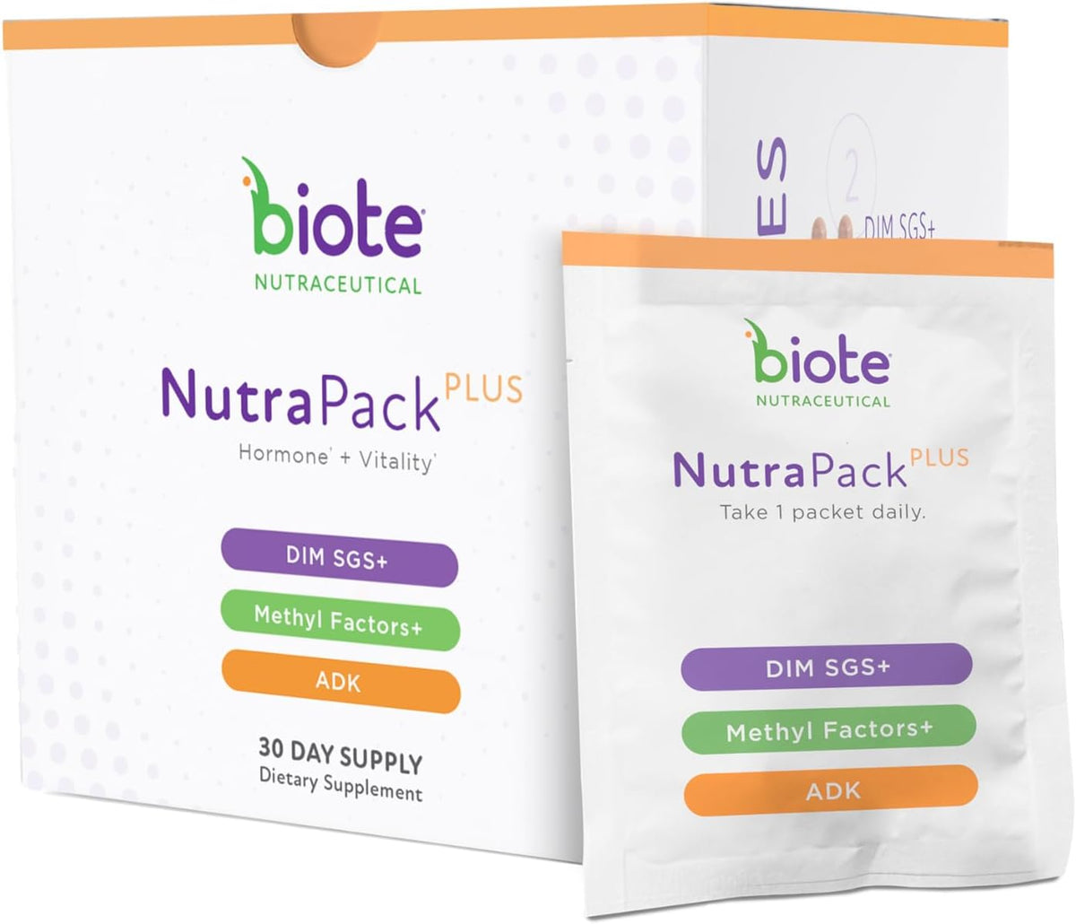 Biote Nutraceuticals - NutraPackPlus - Hormone Balance + Vitality Support (Daily Packets 30-Day) - görsel 1