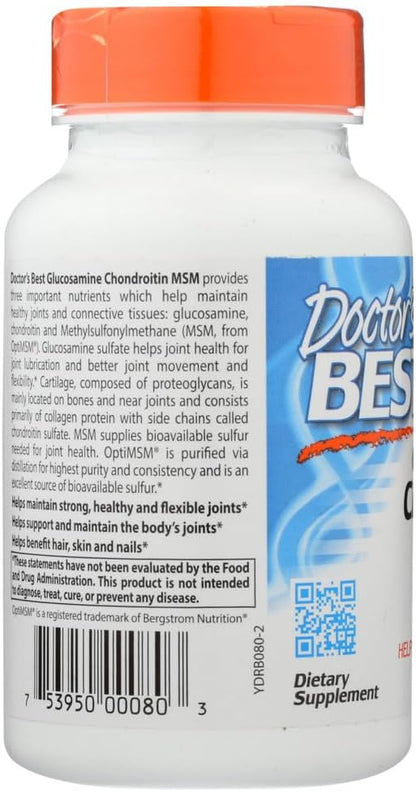 Glucosamine / Chondroitin / MSM 120 Capsules
