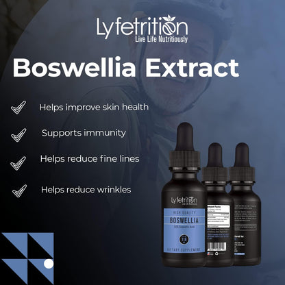 Lyfetrition Boswellia 455 mg Liquid Supplement – 120 ml (220 Servings)