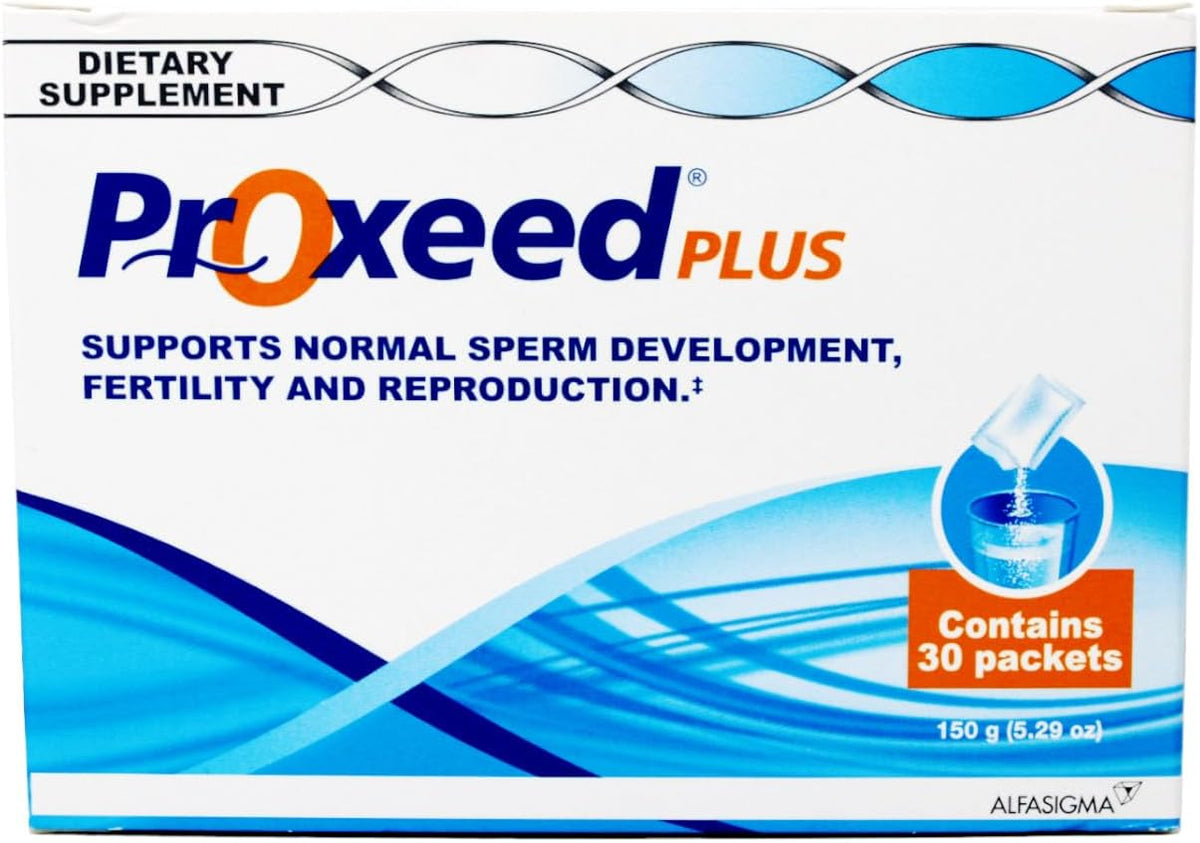 Proxeed Plus Food Supplement – Supports Normal Sperm Development and Fertility, 30 Sachets - görsel 1
