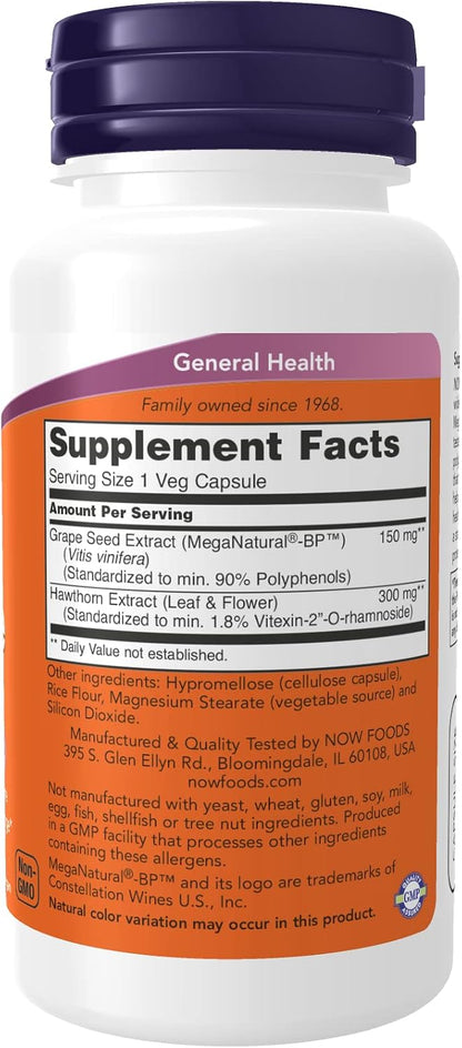 Now Foods Blood Pressure Health 90 Vcaps (2 Pack)