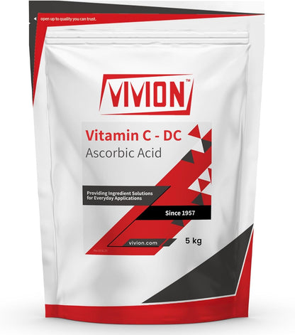 Vivion Vitamin C DC Powder - 5 kg - Ascorbic Acid & HPMC Direct Compression Excipient