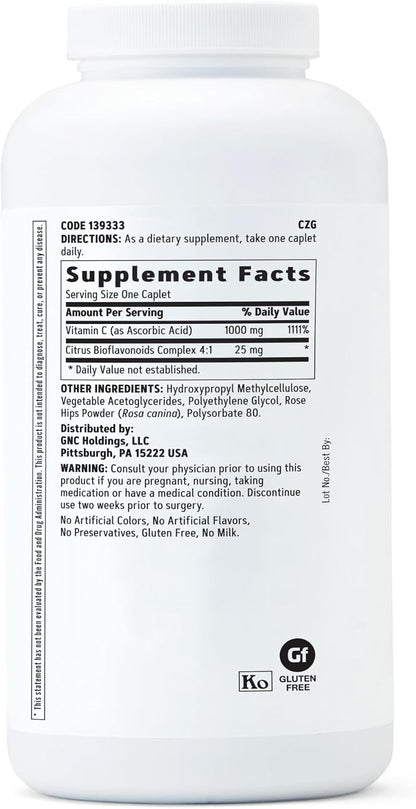 GNC Vitamin C 1000mg Supplement, Timed Release, Provides Immune Support, 360 Servings