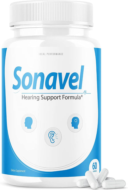 Sonavel Hearing Support Formula - Tinnitus Support Capsules (60 Capsules)