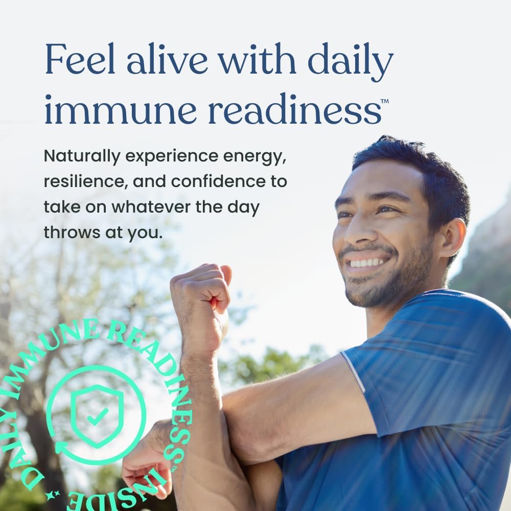 Better Way Health Advanced Immune Readiness – 1,3/1,6 Beta Glucan with Vitamin C, Selenium & Resveratrol – Immune Support Supplement for NK Cells & Phagocytosis – 60 Capsules - görsel 3
