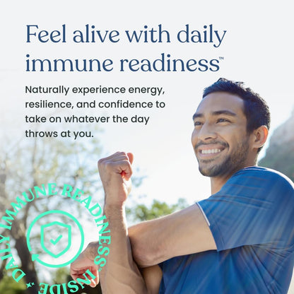 Better Way Health Advanced Immune Readiness – 1,3/1,6 Beta Glucan with Vitamin C, Selenium & Resveratrol – Immune Support Supplement for NK Cells & Phagocytosis – 60 Capsules