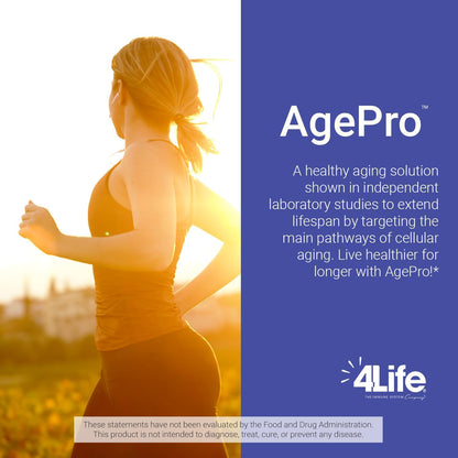 4Life Transfer Factor AgePro Healthy Ageing Support with NMN, 60 Capsules