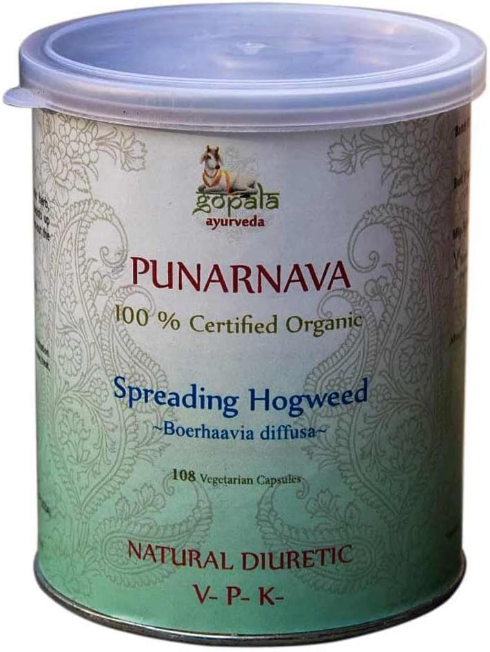 PUNARNAVA Capsules (Certified Organic) - 108 Vegicaps - görsel 2