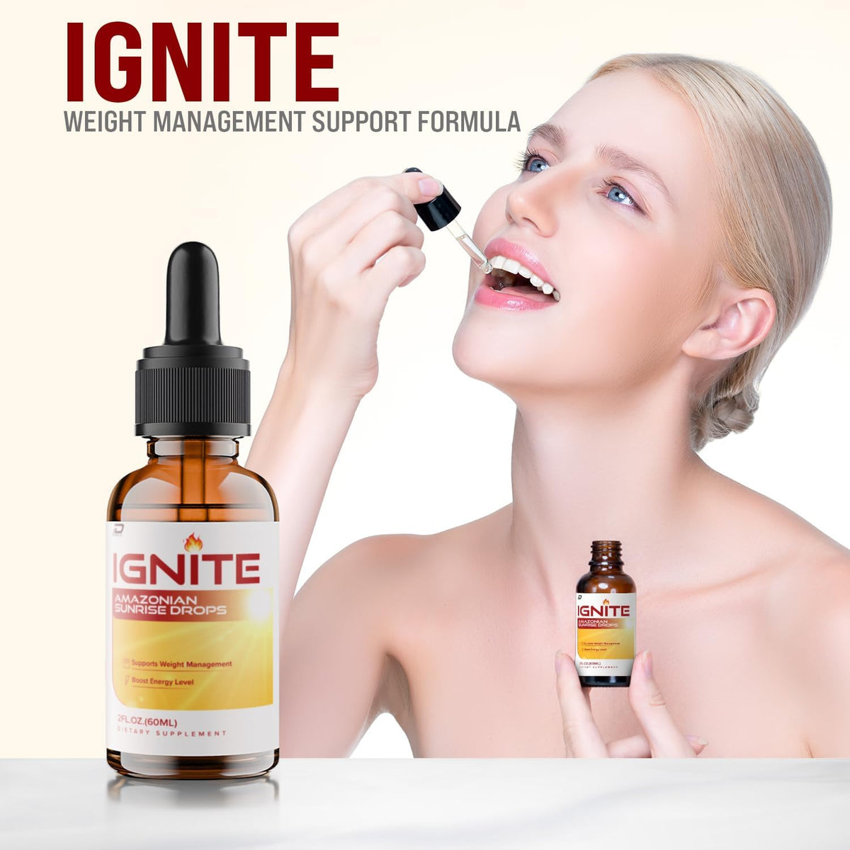 Ignite Amazonian Sunrise Drops – Liquid Supplement, Daily Health Support, 3-Pack - görsel 2