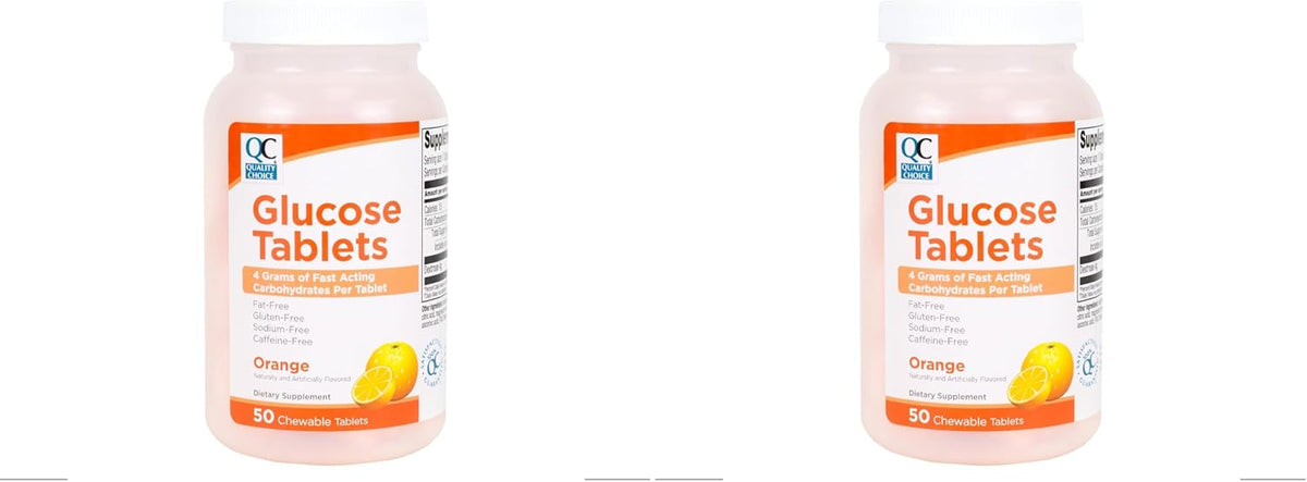 Quality Choice Fast Acting Glucose Tablets, Orange Flavour, 50 Tablets - görsel 6