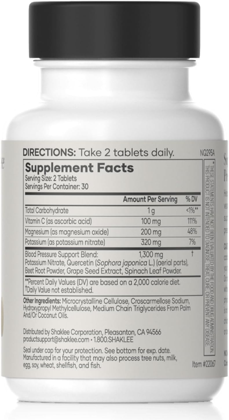 Shaklee Blood Pressure Support - Promotes Healthy Circulation and Vascular Wellness - 60 Tablets - görsel 2