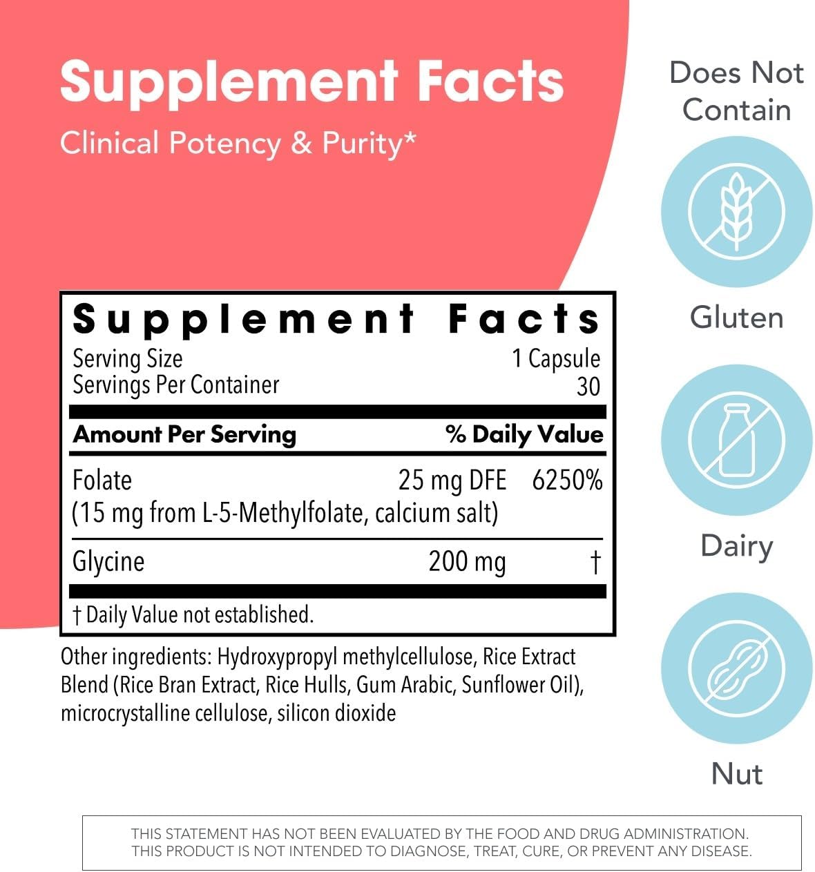 MethylPro L-Methylfolate 15 mg - Methylated Vitamin B9 Supplement - 30 Capsules - görsel 3