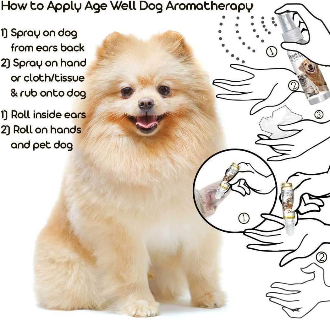 The Blissful Dog Pomeranian Age Well Spray Aromatherapy - görsel 4
