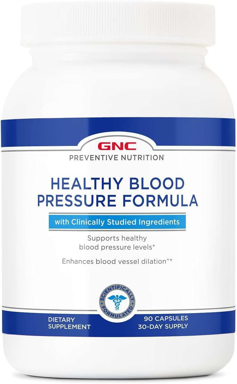 GNC Preventive Nutrition Healthy Blood Pressure Formula – 90 Capsules - görsel 5