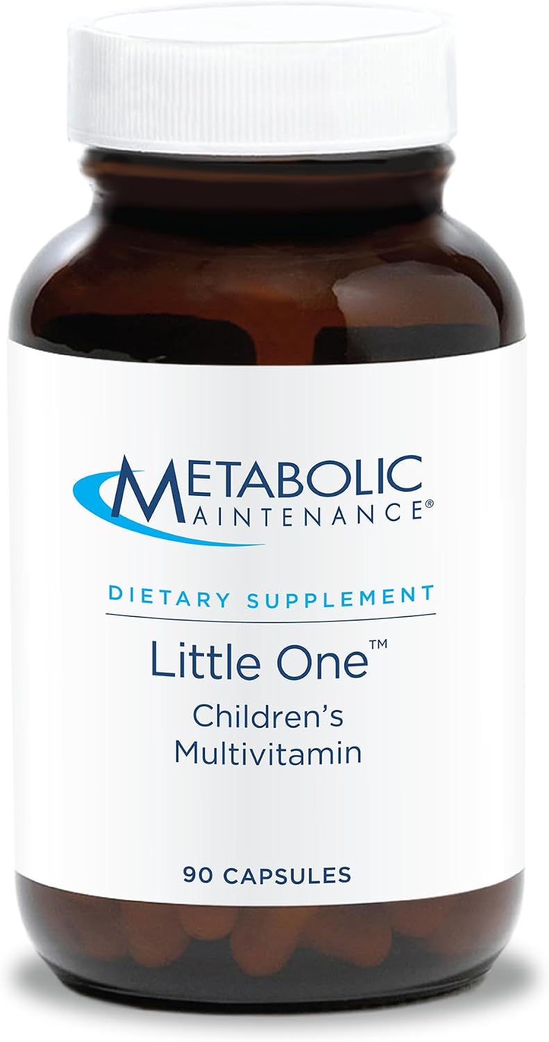 Metabolic Maintenance Little One - Children's Multivitamin for Ages 6–12 - Iron, Vitamin D and B Complex - 90 Capsules - görsel 1