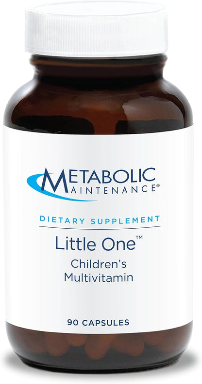 Metabolic Maintenance Little One - Children's Multivitamin for Ages 6–12 - Iron, Vitamin D and B Complex - 90 Capsules
