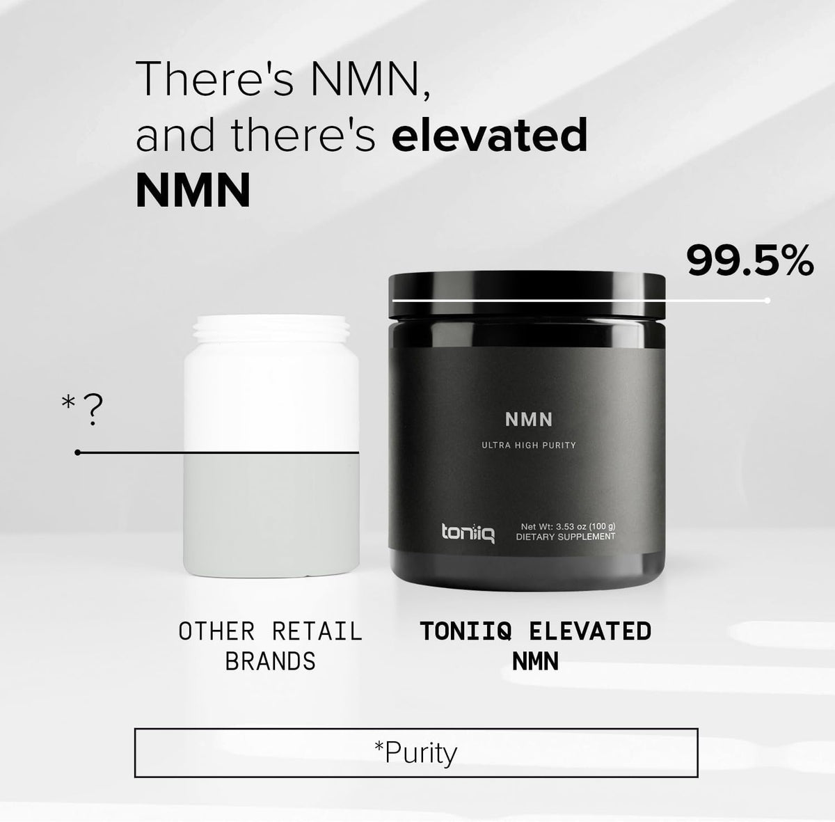 Toniiq Ultra High Purity NMN Powder - 100g - 99.5% Pure - Stabilised - NAD+ Precursor - görsel 3
