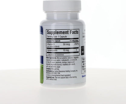 Prevagen Regular Strength - 30 Capsules (1 Month's Supply) with 10mg Apoaequorin & Vitamin D3