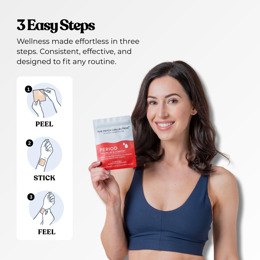 The Patch Collection – Period Pain Relief Patch (Pack of 12) - görsel 7