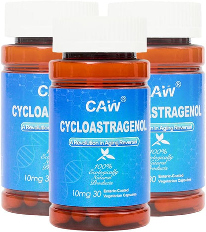 CAW Hypersorption Cycloastragenol 10mg - Enteric-Coated Vegetarian Capsules (30 Capsules)