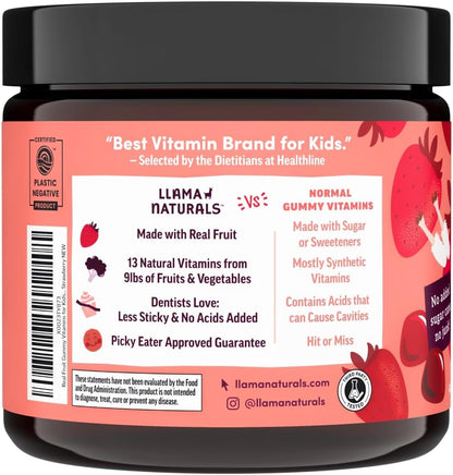 Llama Naturals Kids Multivitamin Gummies | – B-Complex Vitamins (B1, B2, B3, B5, B6, B7, B9, B12) – Contribute to – Image 6