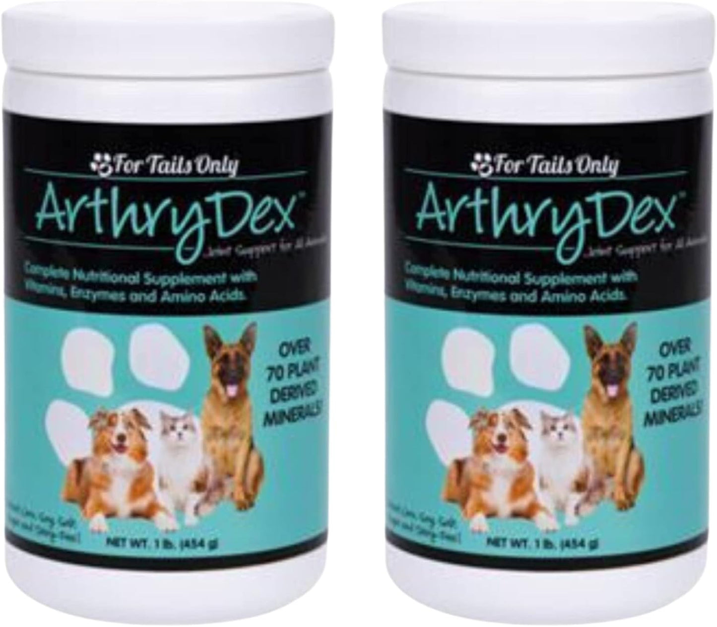 Arthrydex Complete Nutritional Supplement for Dogs and Cats – 1 lb Canister (Pack of 2) - görsel 1
