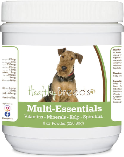Healthy Breeds Multi-Essentials Powder for Dogs - Daily Vitamins, Minerals & Antioxidants (227g)
