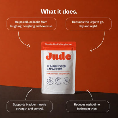 Jude Bladder Strength Food Supplement for Women – Bladder Support (60 Capsules)