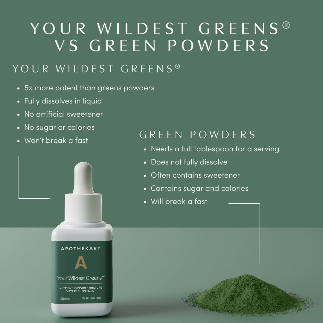 Apothékary Your Wildest Greens Herbal Liquid Drops - görsel 7