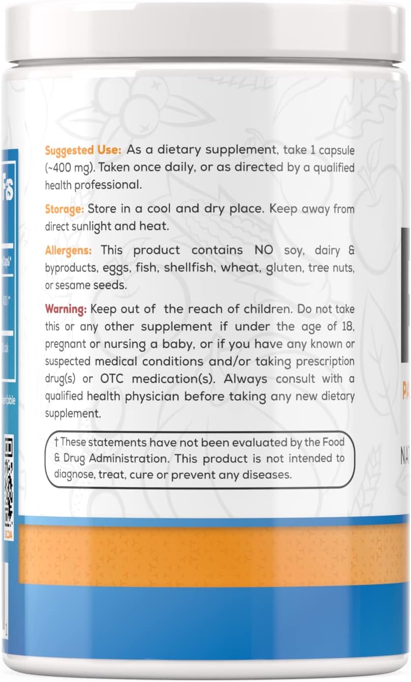 Harvest Naturals Palmitoylethanolamide (PEA) Capsules - 400mg, 400 Count - görsel 3