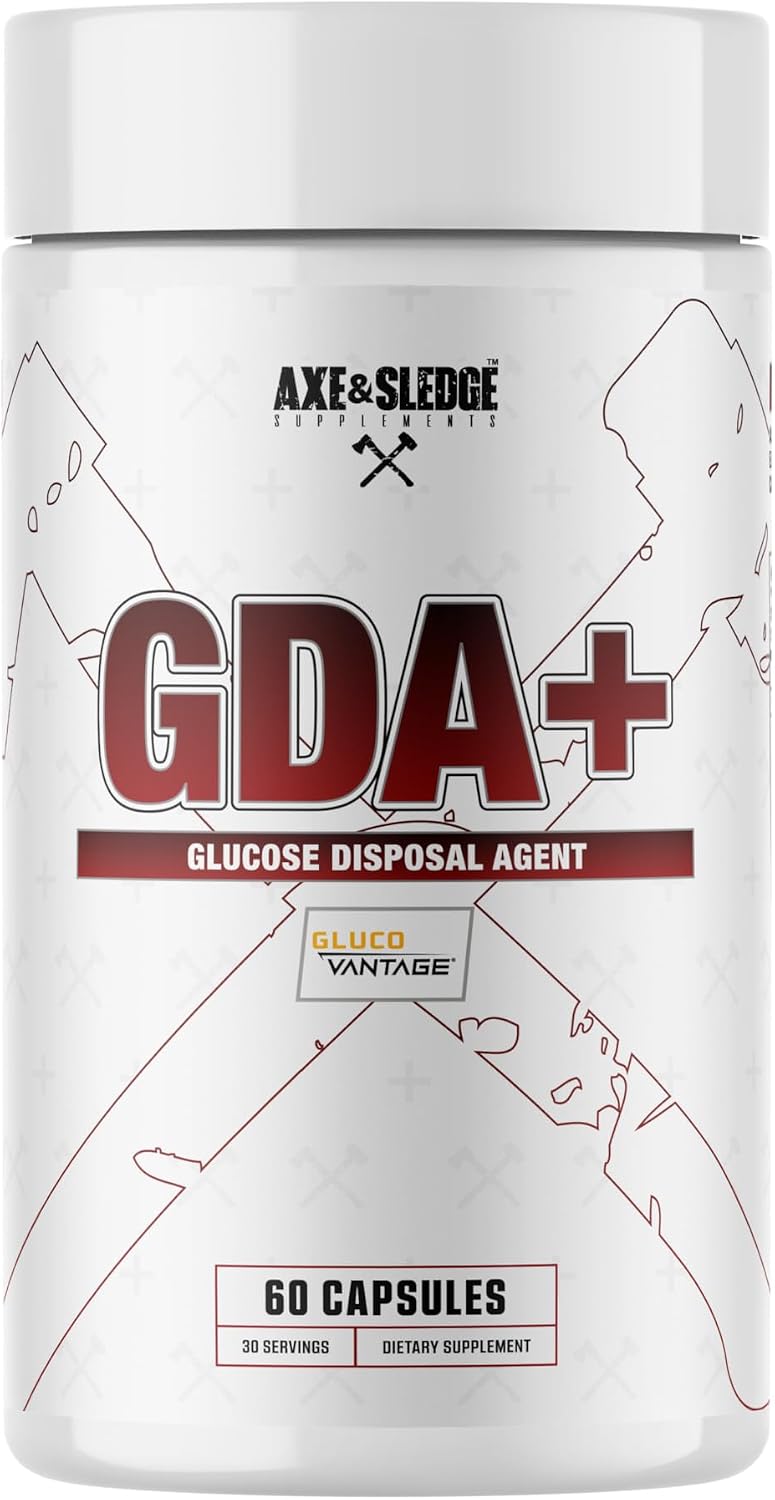 Axe & Sledge GDA+ Glucose Disposal Agent - Nutrient Absorption & Blood Glucose Support, 30 Servings - görsel 1