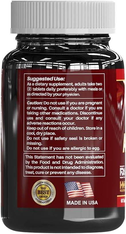 Dr.K&C Mega Albumin Protein Supplement 1000mg, 2 Bottles (60 Tablets Each), Daily Vitality & Wellness Support - görsel 3