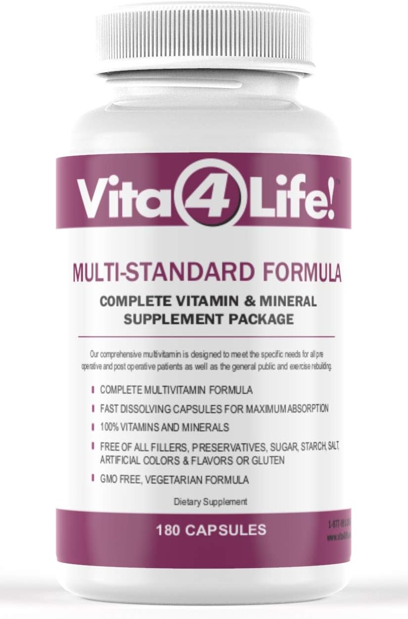 Vita4Life Bariatric Multivitamins, Multi-Standard Formula – 180 Count - görsel 1