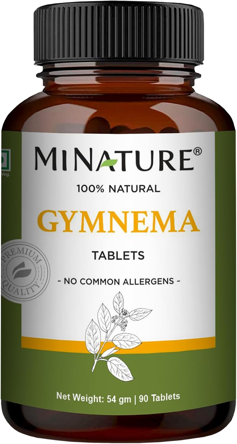 mi Nature Gymnema Sylvestre Tablets - 1000 mg, 90 Tablets - Vegan - görsel 1