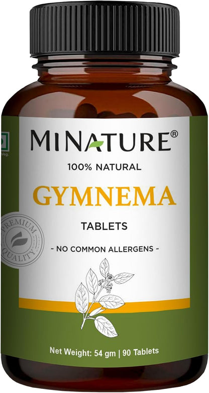 mi Nature Gymnema Sylvestre Tablets - 1000 mg, 90 Tablets - Vegan