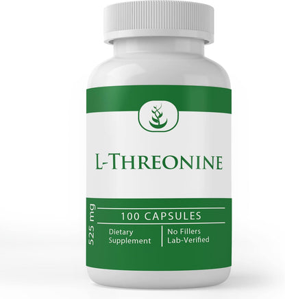 Pure Original Ingredients L-Threonine Capsules (100 Capsules)