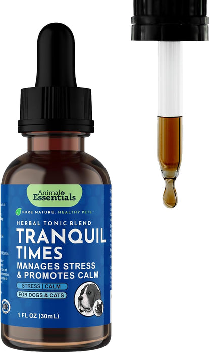 Tranquillity Blend - Organic Valerian Root Calming Drops for Dogs & Cats