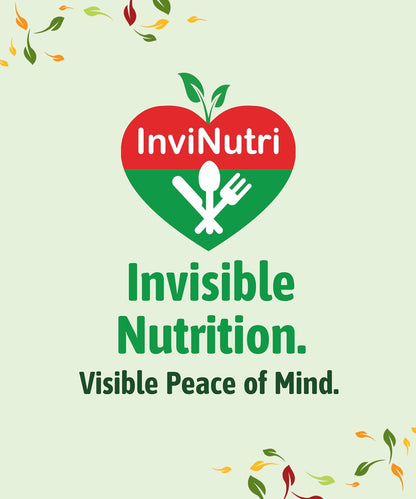 InviNutri Superfood Powder – 40x Nutrient-Rich Organic Microgreens & Fruits | 30mg Sulforaphane | Invisible Blending for Fussy Eaters